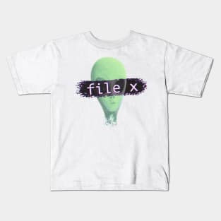 Alien x-files Kids T-Shirt